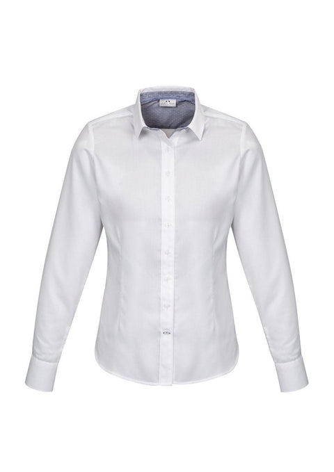 Biz Corporates Herne Bay Womens Long Sleeve Shirt 41820 - Flash Uniforms 