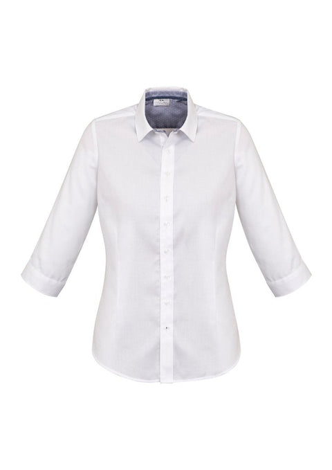 Biz Corporates Herne Bay Womens 3/4 Sleeve Shirt 41821 - Flash Uniforms 