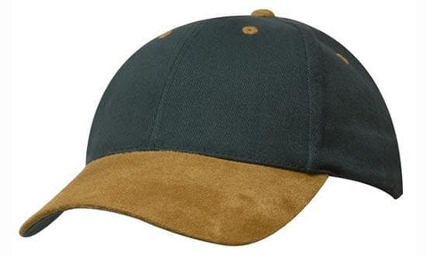 Headwear Brushed Heavy Cotton W/suede Peak X12 - 4200