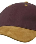 Headwear Brushed Heavy Cotton W/suede Peak X12 - 4200 - Allsorts Workwear