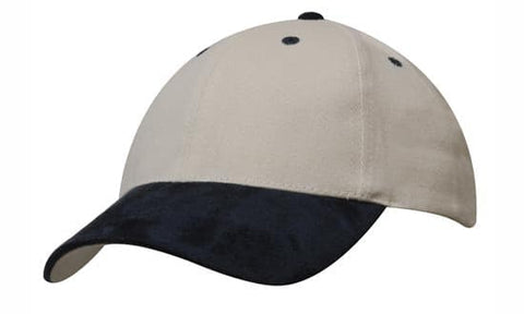 Headwear Brushed Heavy Cotton W/suede Peak X12 - 4200