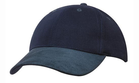 Headwear Brushed Heavy Cotton W/suede Peak X12 - 4200