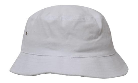 Headwear Bucket Hat With Sandwich Trim Brushed Heavy Sports Twill  *no Sandwich* X12