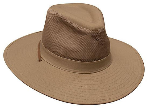 Headwear Safari Cotton Twill Mesh Hat X12 - 4276
