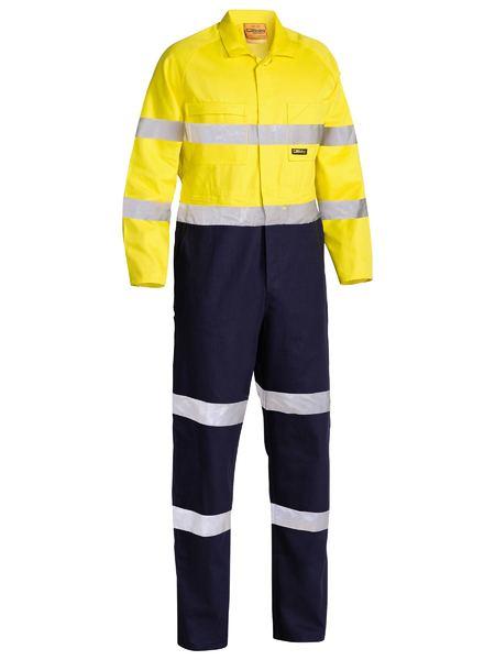 Bisley Taped Hi Vis Drill Coverall BC6357T