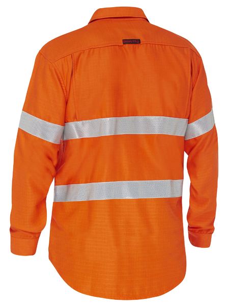 Bisley Workwear Apex 160 Taped FR Ripstop Vented Shirt BS8339T - Flash Uniforms 