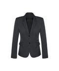 Biz Corporates Womens 2 Button Mid Length Jacket 64019 - Flash Uniforms 