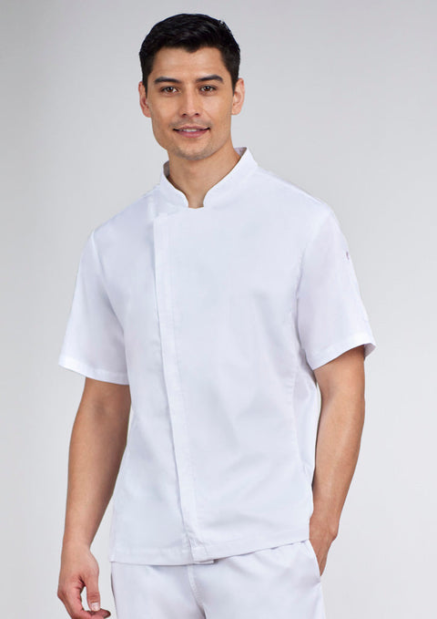 Biz Collection Men's Alfresco Short Sleeve Chef Jacket CH330MS