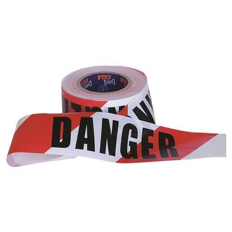 Pro Choice "Danger" On Red/white Hazard Tape - DT10075