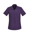 Biz Care Womens Easy Stretch Short Sleeve Shirt CS947LS - Simply Scrubs Australia