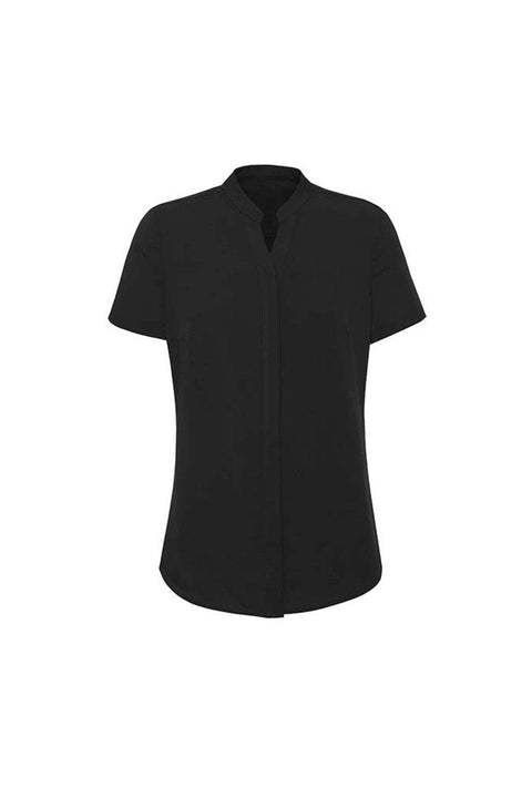 Biz Corporates Juliette Short Sleeve Blouse RB977LS - Flash Uniforms 