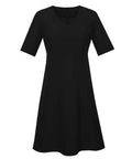 Biz Corporates Womens Extended Short Sleeve Dress RD974L - Flash Uniforms 