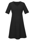 Biz Corporates Womens Extended Short Sleeve Dress RD974L - Flash Uniforms 