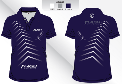 Custom Sublimated Polo Shirt SP20 - Flash Uniforms 