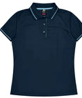Aussie Pacific Cottesloe Lady Polo Shirt 2319  Aussie Pacific NAVY/SKY 6 