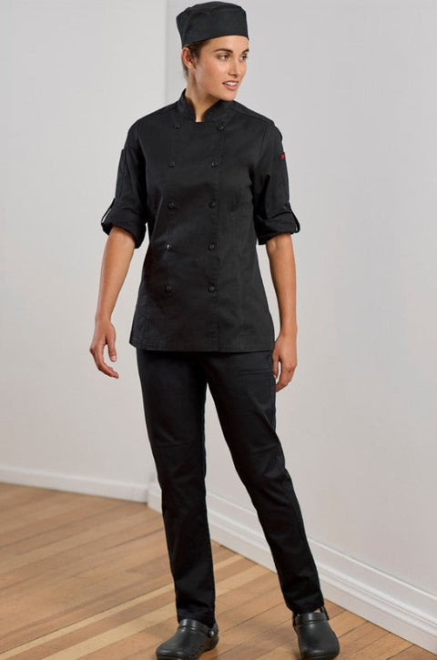 Biz Collection Womens Saffron Chef Slim Flex Pant CH432L
