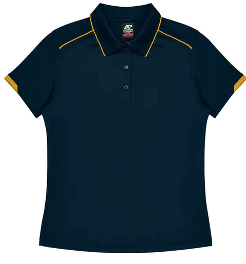 Aussie Pacific Currumbin Lady Polo Shirt 2320  Aussie Pacific NAVY/GOLD 6 