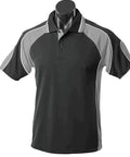 Aussie Pacific Murray Junior School Uniform Polo Shirt 3300 Casual Wear Aussie Pacific Black/Ashe/White 6 