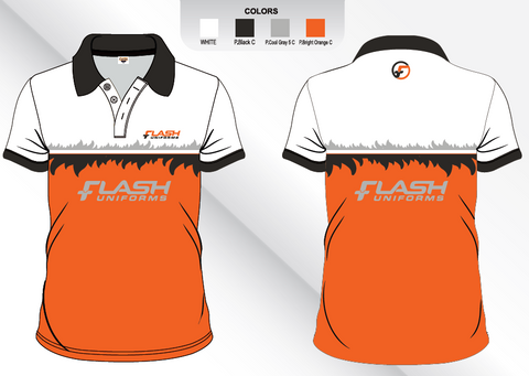 Custom Sublimated Polo Shirt SP06 - Flash Uniforms 
