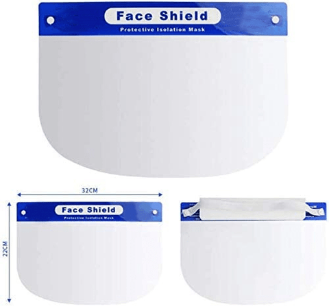 Face Anti-fog Protective Face Shields x10