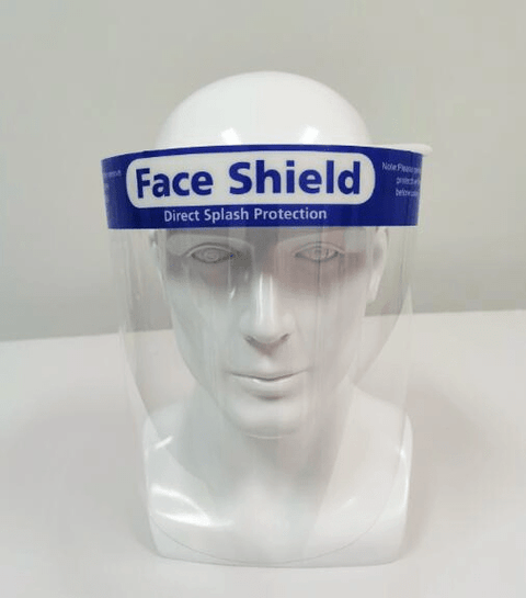 Allsorts Workwear PPE Face Shield Anti-fog Transparent Protective Safety Visor