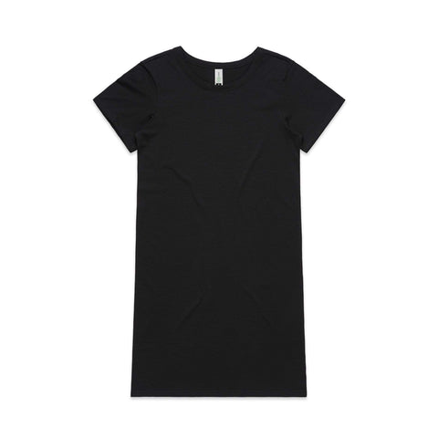 As Colour Active Wear BLACK / XSM As Colour Women's mika organic S/S dress 4028