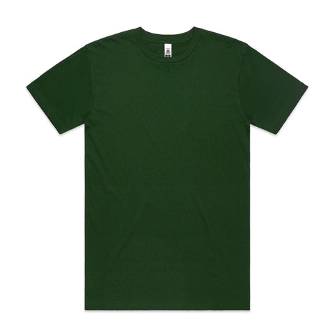 As Colour Casual Wear FOREST GREEN / SML As Colour Men's block tee 5050