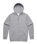 As Colour Casual Wear GREY MARLE / XXS As Colour Men's index zip hoodie 5204