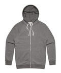 As Colour Casual Wear STEEL MARLE / XXS As Colour Men's traction zip hoodie 5107