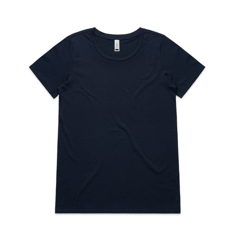 As Colour Casual Wear As Colour Women's shallow scoop tee 4011