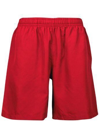 Aussie Pacific Kids Pongee Shorts 3602 Active Wear Aussie Pacific Red 4 