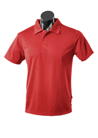 Aussie Pacific Kids Botany Polo Shirt 3307 Casual Wear Aussie Pacific Red 6 