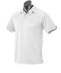 Aussie Pacific Flinders Men's Polo Shirt 1308 Casual Wear Aussie Pacific White/Black S 