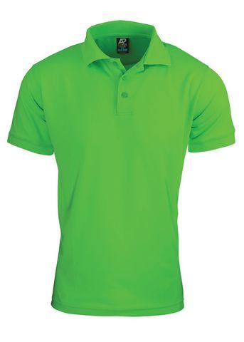 Aussie Pacific Men's Lachlan Polo Shirt 1314 Casual Wear Aussie Pacific Neon Green S 