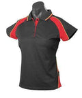 Aussie Pacific Ladie's Panorama Polo Shirt 2309 Casual Wear Aussie Pacific Black/Red/Gold 6 