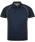Aussie Pacific Men's Endeavour Work Polo Shirt 1310 Casual Wear Aussie Pacific Navy/Gold S 