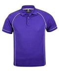 Aussie Pacific Men's Endeavour Work Polo Shirt 1310 Casual Wear Aussie Pacific Purple/White S 