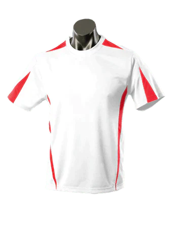Aussie Pacific Men's Eureka Tees 1204 Casual Wear Aussie Pacific White/Red S 