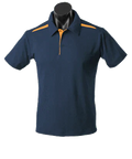 Aussie Pacific Men's Paterson Corporate Polo Shirt 1305 Casual Wear Aussie Pacific Navy/Gold S 