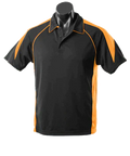 Aussie Pacific Men's Premier Polo Shirt 1301 Casual Wear Aussie Pacific Black/Gold S 