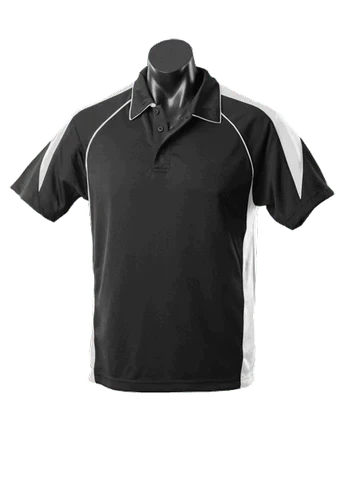 Aussie Pacific Men's Premier Polo Shirt 1301 Casual Wear Aussie Pacific Black/Ashe S 