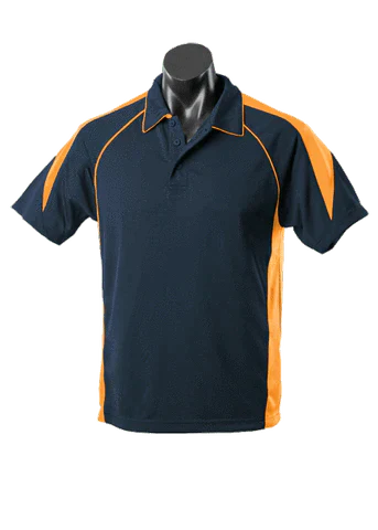 Aussie Pacific Men's Premier Polo Shirt 1301 Casual Wear Aussie Pacific Navy/Gold S 