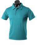 Aussie Pacific Men's Yarra Polo Shirt 1302 Casual Wear Aussie Pacific Teal/Black S 