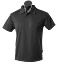 Aussie Pacific Men's Botany Corporate Polo Shirt 1307 Casual Wear Aussie Pacific Black S 