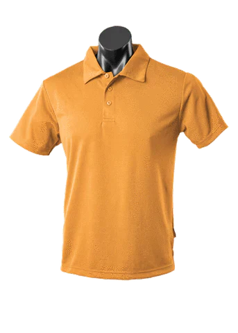 Aussie Pacific Men's Botany Corporate Polo Shirt 1307 Casual Wear Aussie Pacific Gold S 