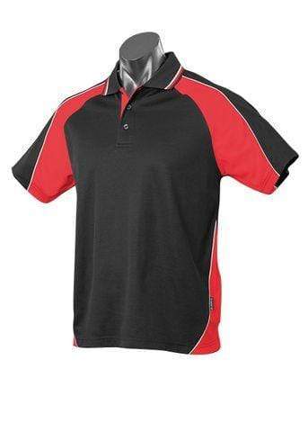 Aussie Pacific Panorama Men's Polo Shirt 1309 Casual Wear Aussie Pacific Black/Red/White S 