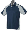 Aussie Pacific Panorama Men's Polo Shirt 1309 Casual Wear Aussie Pacific Navy/Ashe/White S 