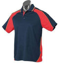 Aussie Pacific Panorama Men's Polo Shirt 1309 Casual Wear Aussie Pacific Navy/Red/Gold S 