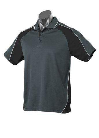 Aussie Pacific Panorama Men's Polo Shirt 1309 Casual Wear Aussie Pacific Slate/Black/White S 