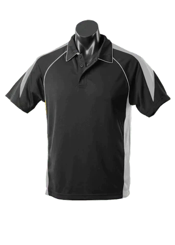 Aussie Pacific Premier Kids Polo Shirt 3301 Casual Wear Aussie Pacific Black/Ashe 6 